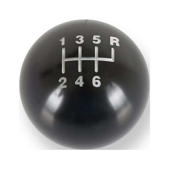 Hurst 163601HST Billet Shift Knob - 6 Speed Pattern - Gloss Black
