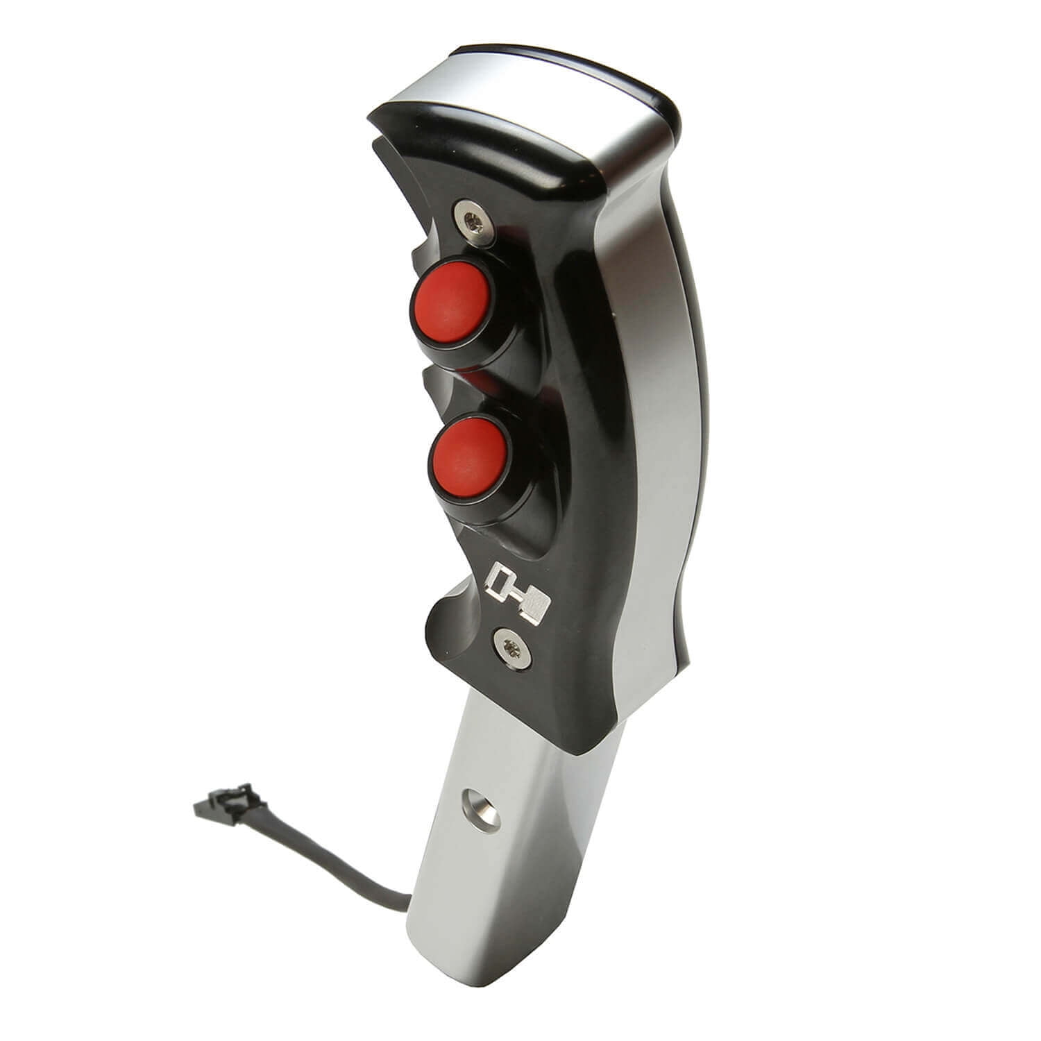 Hurst 5380440 Billet/Plus Pistol Grip Automatic Shift Handle - Polished/Anodized Finish
