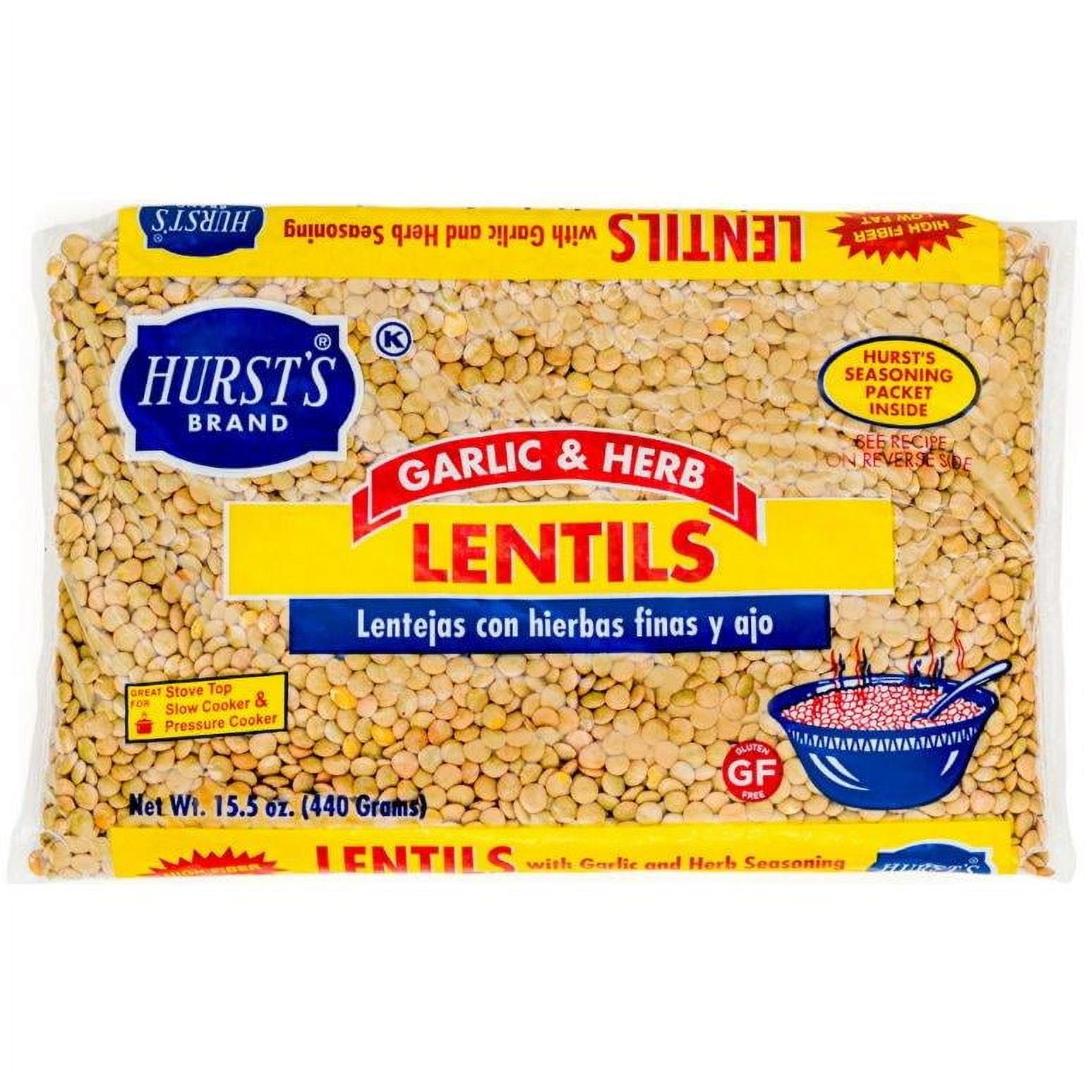 Hurst’s Garlic & Herb Lentils, 15.5 oz