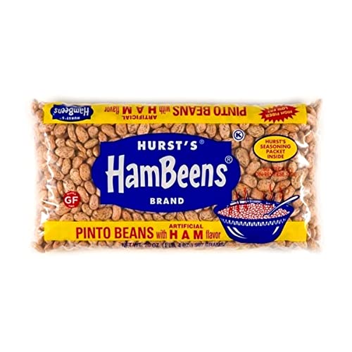 Hursts Pinto Beans with Ham Flavor 6 x 20 Ounce Bags of Pintos