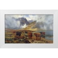 thumbnail image 1 of Hurt, Louis Bosworth 24x16 White Modern Wood Framed Museum Art Print Titled - By Loch Treachlan, Glencoe, Morning Mists, 1 of 4