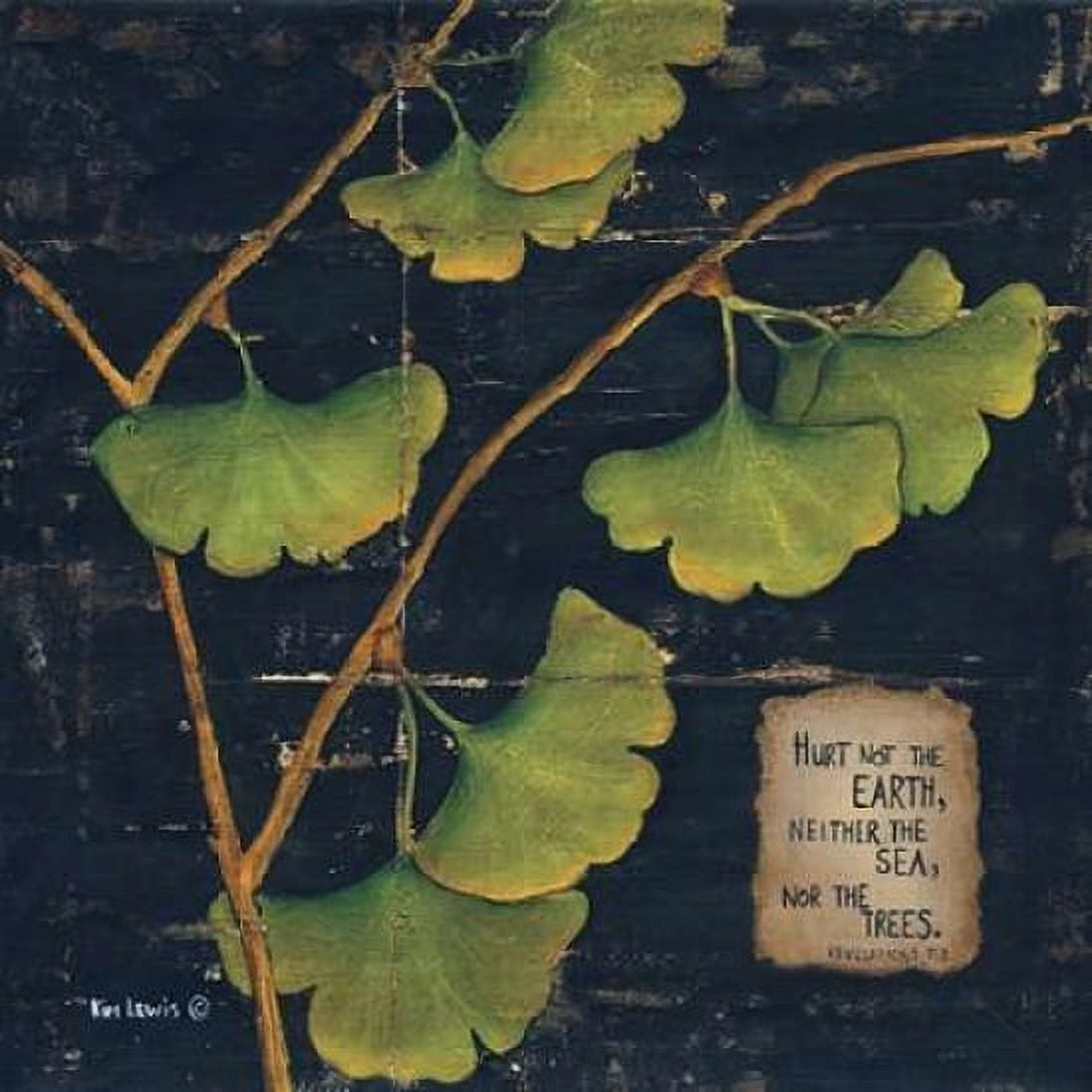 Hurt Not the Earth Canvas Art - Kim Lewis (24 x 24)