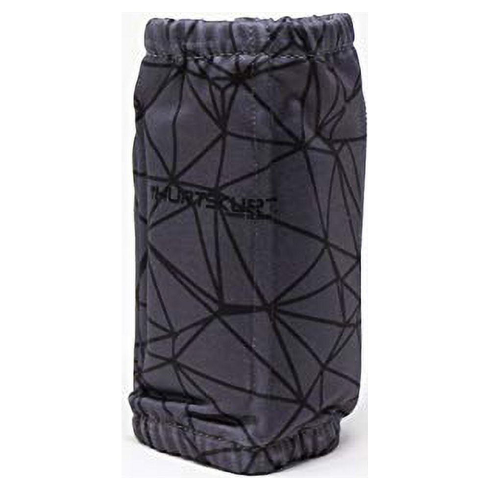 HurtSkurt - 2 in 1 - Harness-Free Fashionable Cold Therapy Compression Gel Sleeve & Ice Pack Stretch-to-Fit Small (Blackout)