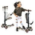 thumbnail image 1 of Hurtle 3 Wheeled Scooter for Kids Stand & Cruise Toddlers Toy W/ Adjustable Height (Real tree), 1 of 8