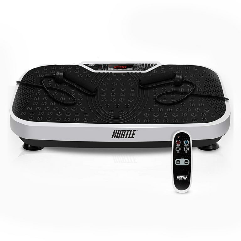 Hurtle Fitness- Standing Vibration Fitness Machine- Vibrating Platform Exercise & Workout Trainer with Adjustable Speed
