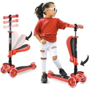 Hurtle HURFS38R ScootKid Mini Kids Toy Scooter (Red)