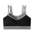 thumbnail image 1 of Hurxie Adjustable Sports Bras for Women High Impact Sports Bra Wireless for Running Workout Gray ,S, 1 of 5