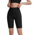 thumbnail image 1 of Hurxie Biker Shorts for Women – 8"/5"/3" High Waisted Tummy Control Workout Yoga Running Athletic Shorts Black,S, 1 of 6