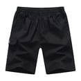thumbnail image 1 of Hurxie Cargo Shorts for Men Big and Tall - Stretch Twill Casual Shorts Black,3XL, 1 of 6