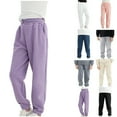thumbnail image 1 of Hurxie Deals 2025 Cute Sweat Pants for Girls 9-10, Toddler Baby Boys Girls Candy Color Solid Color Leggings Casual Kids Sports Pants Dark Gray,10 Years, 1 of 7
