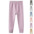thumbnail image 1 of Hurxie 2025 Girls Lounge Pants Cute Long Pants Warm Thermal Pants Light Blue 15-16, 1 of 6