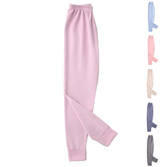 Hurxie 2025 Girls Solid Leggings Kids Soft Warm Stretch Yoga Pants Thermal Pants Yellow 10-12