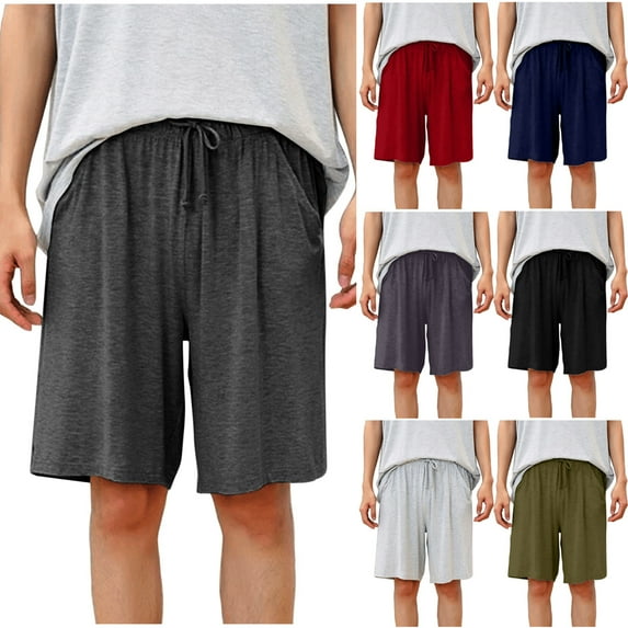 Hurxie 2025 Gray Big and Tall Baseketball Shorts for Men Gym Shorts (Men's L-5XL)