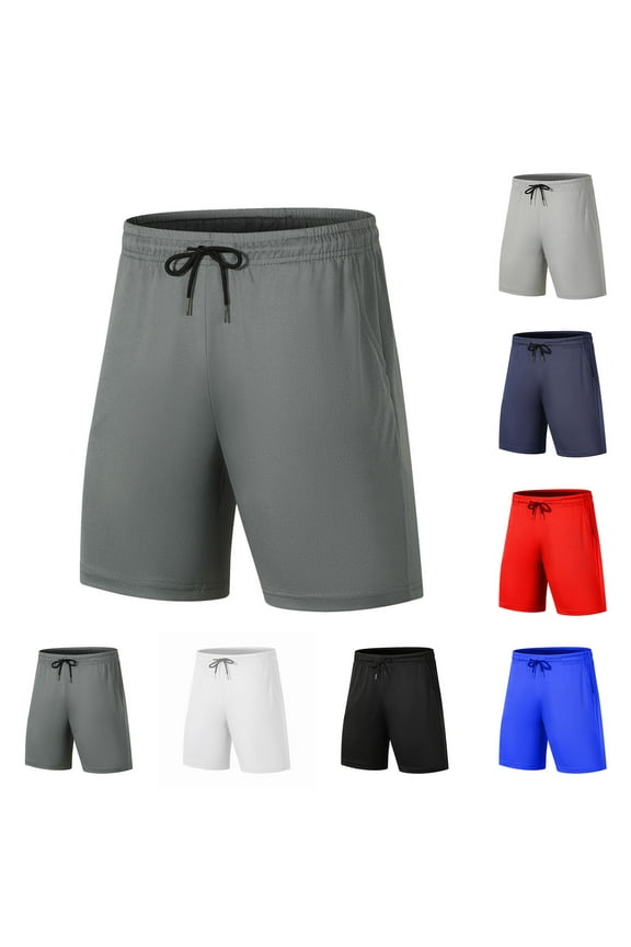 Hurxie Big And Tall Workout Shorts for Men xl Cooling Drawstring Beach Shorts for Hot Weather Summer S-4XL