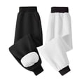 thumbnail image 1 of Hurxie Girls Winter Fleece Lined Pants Toddler Kids Warm Thermal Pants Fleece Pants 12 Years, 1 of 7