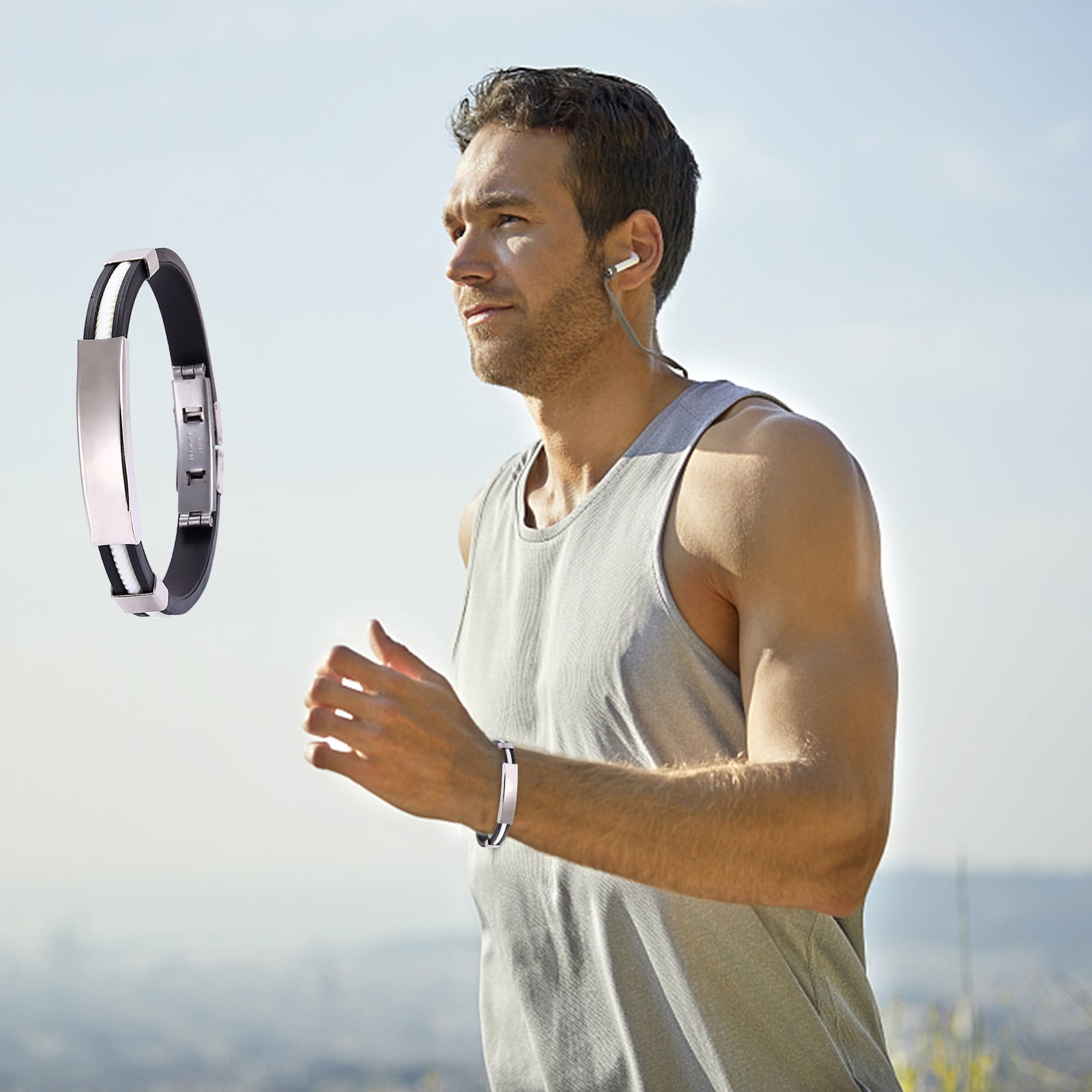 Hurxie Deals Lymphatic Drainage Therapeutic Bracelets for Men