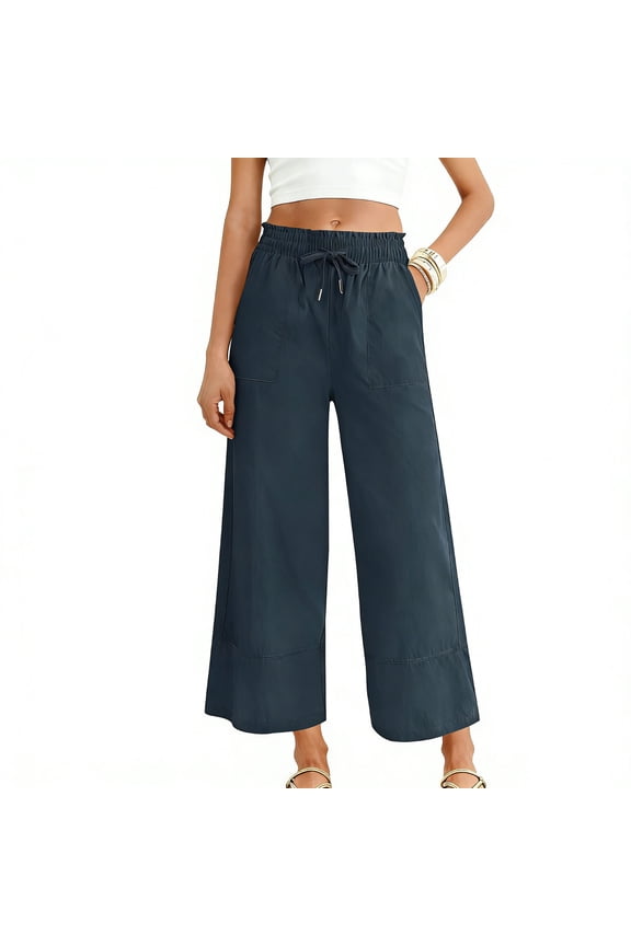 Jean Capri Pants for Women High Waisted Ripped Skinny Jeans Stretchy Denim Capris Cropped Jeggings with Pockets Navy,2XL