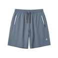 thumbnail image 1 of Hurxie Men's Athletic Running Shorts Quick Dry Workout Shorts Lightweight Sports Gym Basketball 7"/ 9"/ 5" Tennis Hiking Dark Gray,XL, 1 of 6