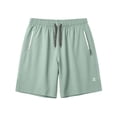 thumbnail image 1 of Hurxie Men's Athletic Running Shorts Quick Dry Workout Shorts Lightweight Sports Gym Basketball 7"/ 9"/ 5" Tennis Hiking Green,S, 1 of 7