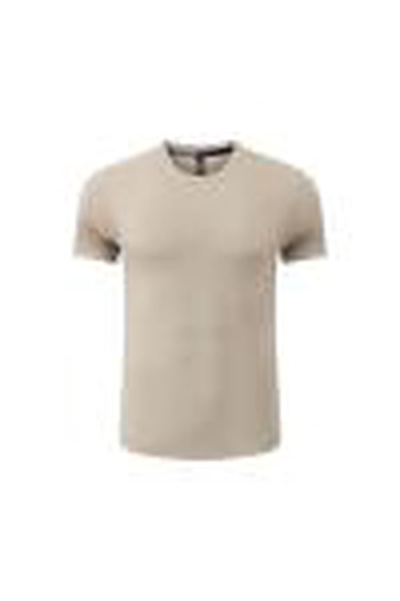 Men's High-Performance Quick-Dry T-Shirts,Moisture Wicking Workout Tee,Breathable Short Sleeve Activewear Beige,3XL