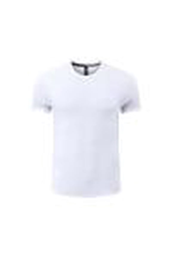 Men's High-Performance Quick-Dry T-Shirts,Moisture Wicking Workout Tee,Breathable Short Sleeve Activewear White,L