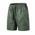 thumbnail image 1 of Hurxie Men's Linerless Workout Shorts 5'' - Lightweight Quick Dry for Running Sports Athletic Gym with Pockets Army Green,L, 1 of 3