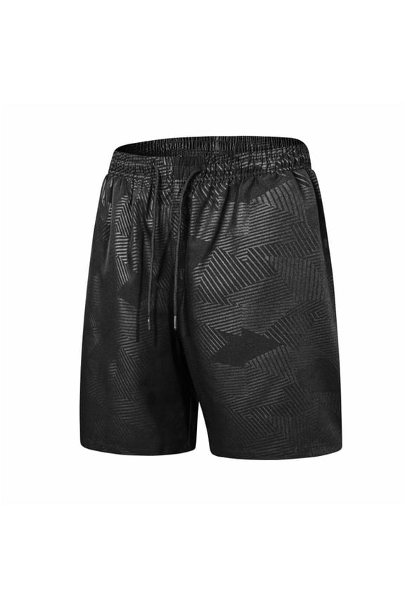 Men's Linerless Workout Shorts 5'' - Lightweight Quick Dry for Running Sports Athletic Gym with Pockets Black,S