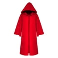 thumbnail image 1 of Hurxie Mens Adult Robe Hooded Cloak Halloween Christmas Party Cosplay Costume Vampire Tunic Hooded Uniform, 1 of 7