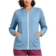 thumbnail image 1 of Hurxie Scrub Jackets for Women Zipper Bomber Jacket Medical Nurse Coats with Pockets Light Blue,M, 1 of 7