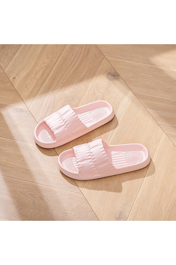 Shower Shoes, Women Shower Slippers, Slides Sandals Pool Slides House Slippers Non-Slip Indoor Bathroom Shoes Beach Sandals Pink 38