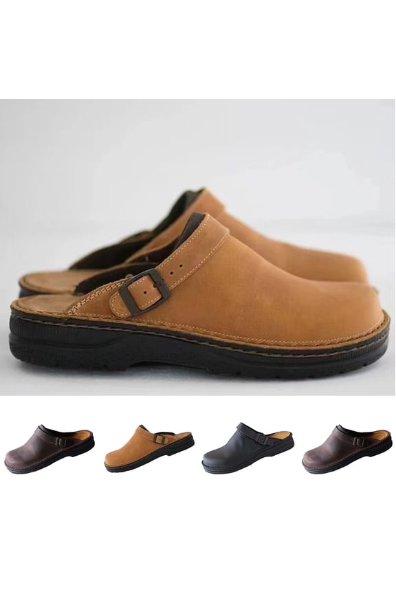 Slip-On Mule Clogs for Women – Memory Foam and Arch Support for All -Day Comfort and Support Black 43