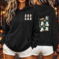 thumbnail image 1 of Hurxie Sweatshirt Hoodies Halloween for Women Graphic Pullover Top Black,XL, 1 of 7