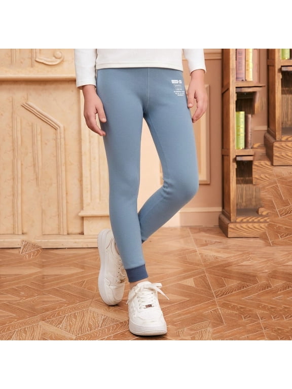 Thermal Base Layer Pants for Toddlers and Kids Warm Stretchy and Comfortable