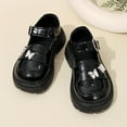 thumbnail image 1 of Hurxie Toddler Girls Dress Shoes Loafers School Uniform Mary Jane Flats Thick Non-Slip Sole Casual Shoe (Toddler/Little Kids) Black 37, 1 of 7