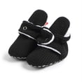 thumbnail image 1 of Hurxie Toddler Slippers Non-Slip Lightweight Comfortable Kids Indoor Grip House Home Shoes for Boys Girl Black 0 Months, 1 of 4