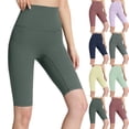 thumbnail image 1 of Hurxie Tummy Control Compression Shorts for Women,High Waist Workout Biker Shorts Yellow,XL, 1 of 7