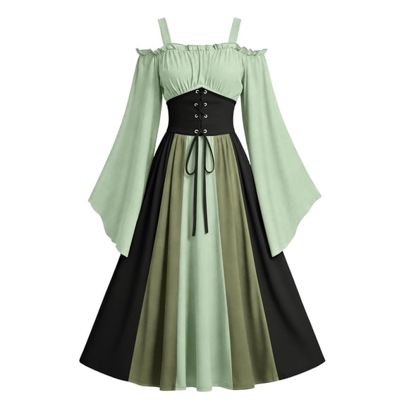 Hurxie Wedding Womens's Medieval Renaissance Costume Cosplay Over Dress