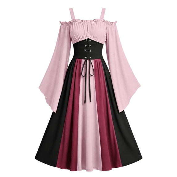 Hurxie Wedding Womens's Medieval Renaissance Costume Cosplay Over Dress
