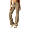 thumbnail image 1 of Hurxie Wide Leg Pants Women Drawstring Pajamas Lounge Pants Loose Comfy Sleepwear Casual Yoga Coffee,S, 1 of 7