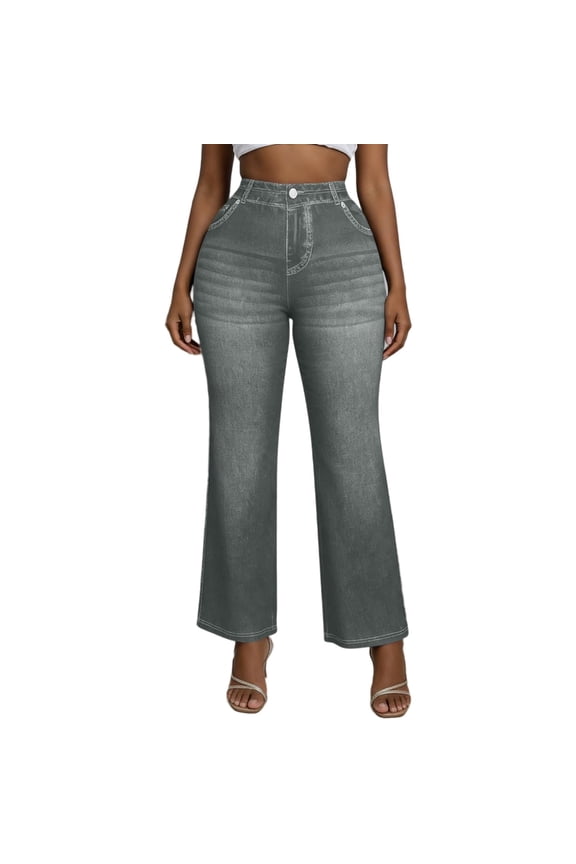 Wide Leg Pants for Women Flowy Palazzo Drawstring Elastic Waist Trousers with Pockets Summer Beach Vacation Clothes Army Green,S
