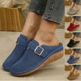thumbnail image 1 of Hurxie Women Clogs Mules Slip-On: Closed Toe Clog - Comfortable Womens Mule Black 39, 1 of 5