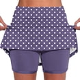 thumbnail image 1 of Hurxie Women's 2 in 1 Running Shorts for Gym Yoga Workout Athletic Shorts High-Waisted Shorts with Liner Pockets Purple,XL, 1 of 5