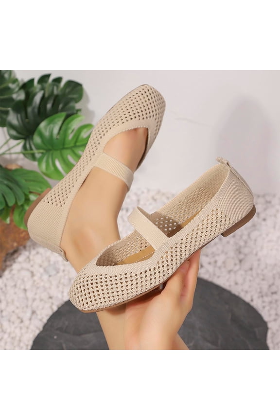 Women's Bow Summer Dress Sandals Slingback Flats Dressy Vacation Slip On Slides Shoes Beige 40