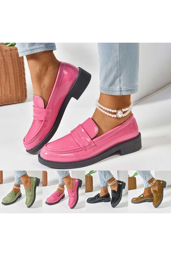 Women's Loafers Classic Penny Loafers for Women Fashion Driving Moccasins Women Green 38