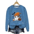 thumbnail image 1 of Hurxie Women's Oversized USA Graphic Sweatshirts Crewneck Patriotic Fleece Pullover Tops Winter Sweater, 1 of 7