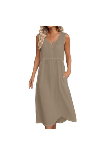 Shop Khaki Dresses for Women - Casual, Summer & Beach Styles