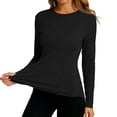 thumbnail image 1 of Hurxie Women's Sun Protection Long Sleeve Shirts, UPF 50+ UV Rash Guard Swim Shirt, Workout Hiking Running Athletic Tops Black,M, 1 of 7
