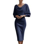 womens bridesmaid dress Mermaid Dusty Blue Bridesmaid Dresses Sweetheart Split