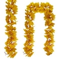 thumbnail image 1 of Huryfox 2-Pack Maple Leaves Fall Garland - 17ft Hanging Vine for Halloween, Thanksgiving, Home, Wedding, Fireplace, Party & Christmas Decor (Yellow), 1 of 6