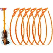 Huryfox 6 Packs Drain Clog Remover Tools, Sink Hair Catcher Plumbing Snake, Flexible Drain Cleaning Tool